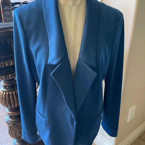 BLUE COLDWATER Creek Blazer - Picture 1 of 9